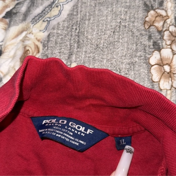 POLO GOLF RED SWEATER VTG - Picture 6 of 9